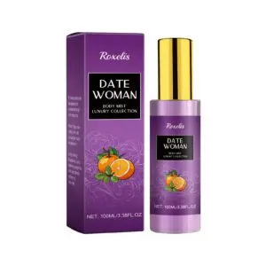 Roxelis Body Perfume Spray with Citrus & Cedarwood Notes, Long-Lasting Lightweight Fragrance for Women & Men