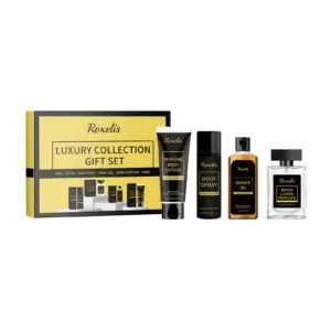 Roxelis Men's Fragrance Gift Set with Clean, Moisturizing & Long-Lasting Scent