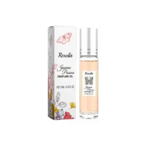 Roxelis Roll-On Jasmine Perfume with Lasting Fragrance - Portable Vial Design