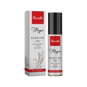 Roxelis Charm Pure Perfume Oil with Rose & Freesia Extracts - Portable Vial