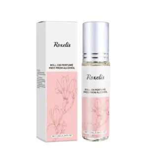 Roxelis Elegant Orchid Perfume with Natural Fresh Fragrance - Rollerball Design