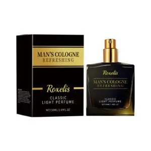 Roxelis Men's Cologne - Sandalwood Patchouli Scent, Portable Spray for Daily Use