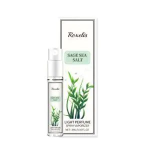 Roxelis Sage Sea Salt Eau de Parfum Spray - Fresh Fragrance with Marine Notes, Lightweight Scent