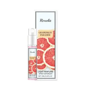Roxelis Natural Grapefruit Perfume Spray with Fresh Citrus & Floral Notes - Long-Lasting Fragrance