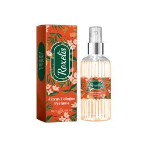 Roxelis Citrus Cologne for Men, Fresh Aromatic Fragrance with Light Lasting Scent