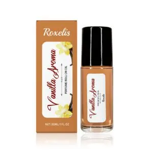 Roxelis Vanilla Orange Roller Perfume - Long-Lasting Fragrance, Portable Design