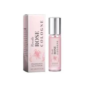 Roxelis Rose Elegant Roll-On Perfume for Women - Fresh Floral Scent with Natural Extracts