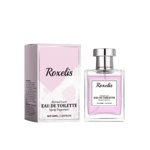 Roxelis Rose Eau De Toilette with Light Floral Notes - Portable Rose Perfume