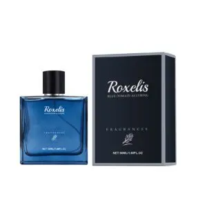 Roxelis Blue City Cologne for Men - Long-Lasting Fragrance with Patchouli & Ylang-Ylang