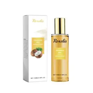 Roxelis Vanilla Coconut Fragrance Spray - Tropical Body Mist with Floral Fruit Scent