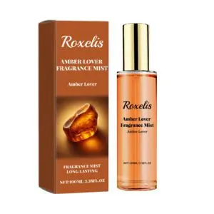 Roxelis Amber Lover Fragrance Mist - Fresh Natural Scent for Dates & Romantic Atmospheres