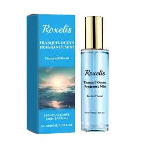 Roxelis Tranquil Ocean Fragrance Mist | Long-Lasting Natural Scent for Home & Wellness
