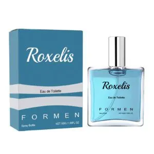 Roxelis Men's Eau De Toilette Spray - Long-Lasting Fresh Fragrance with Natural Essences