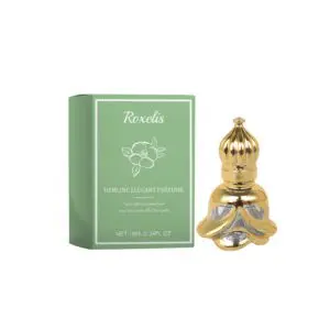 Roxelis White Tea Jasmine Perfume - Fresh Natural Mild Fragrance with Long-Lasting Scent