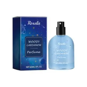 Roxelis Woody Cardamom Almond Perfume - Natural Fresh Long-Lasting Fragrance