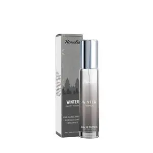 Roxelis Winter Vanilla Perfume with Sandalwood & Agarwood - Natural Warm Fragrance, Long-Lasting Scent