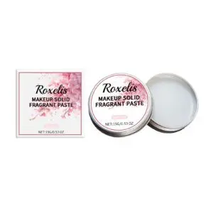 Roxelis Solid Cherry Blossom Balm with Light Fragrance - Non-Sticky Pocket Moisturizer
