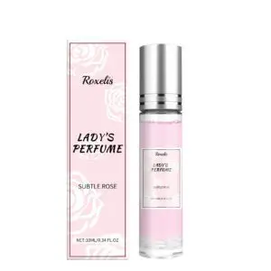 Roxelis Rose Fresh Powder Perfume with Lavender & Patchouli - Eau De Toilette