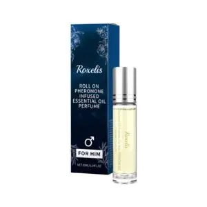 Roxelis Men's Ball Perfume - Fresh Light Scent, Portable Roller Design