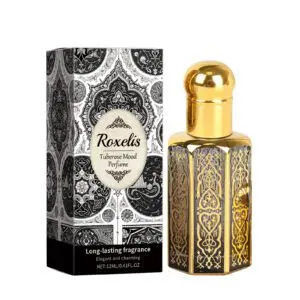 Roxelis Arabian Style Perfume - Evening Fragrance with Natural Fresh Light Scent in Portable Roll-On Bottle