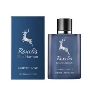 Roxelis Blue Cologne Natural Fresh Fragrance Perfume with Seaweed & Cedar Essences